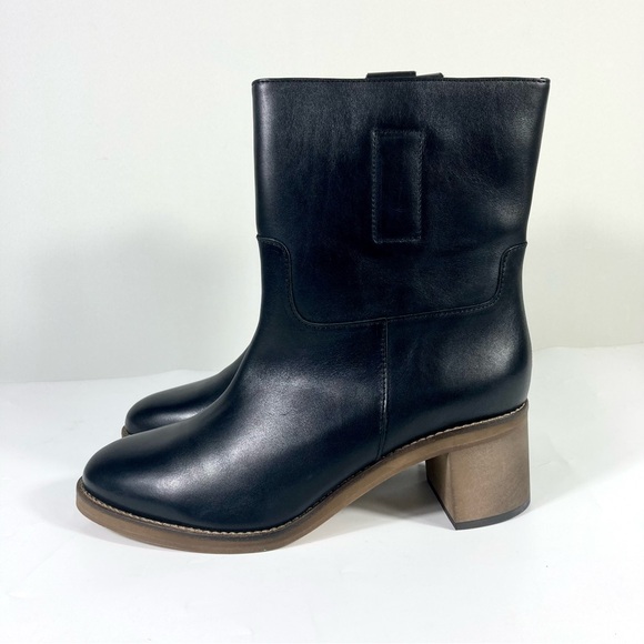 Free People Tabby Ankle Bootie Boots Black Size 9.5 NEW - Picture 1 of 16